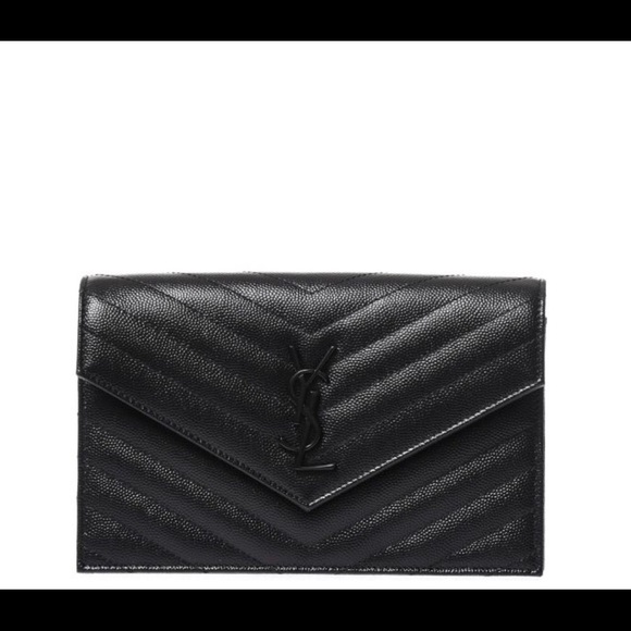Saint Laurent Handbags - New Saint Laurent Quilted Leather wallet
